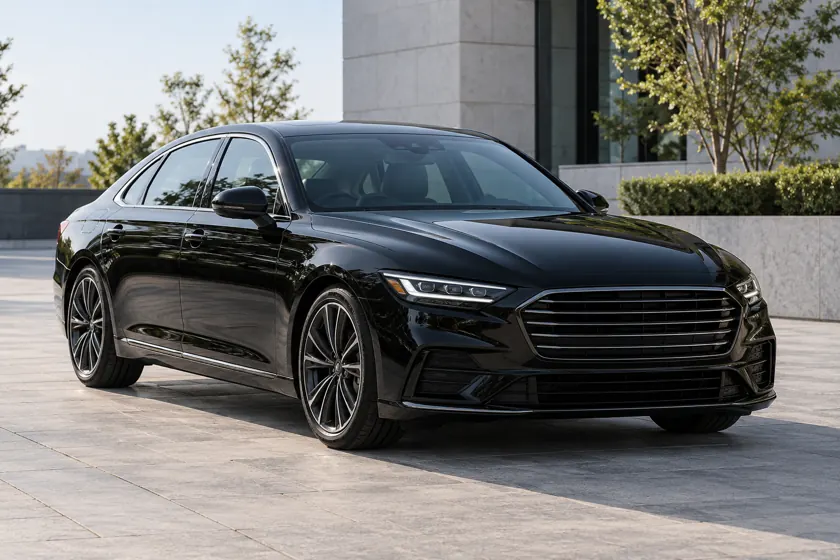 Black business sedan for private Westchester County rides